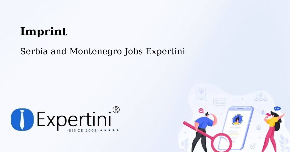 Imprint – Middleton - Serbia and Montenegro Jobs Expertini